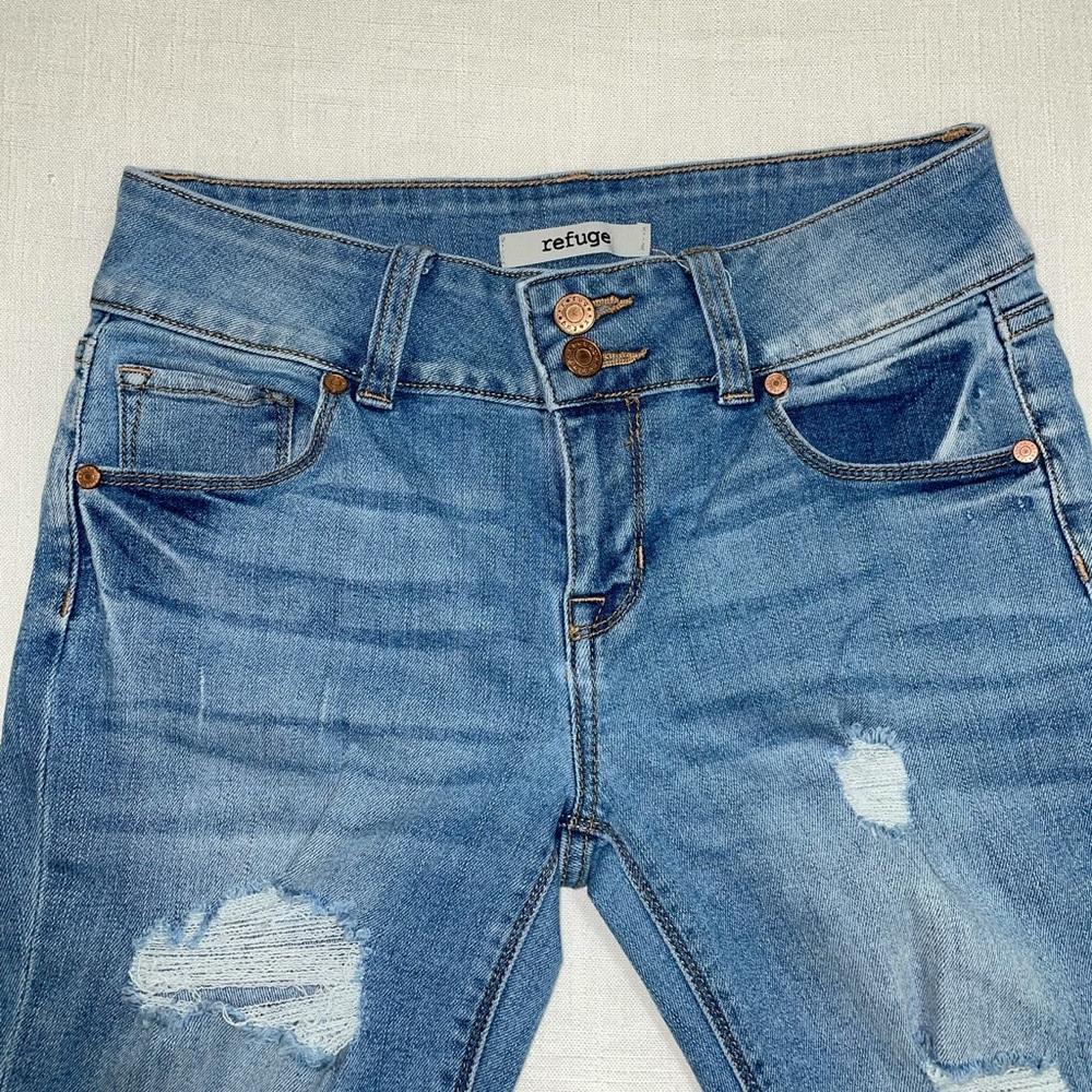 Refuge ripped skinny jeans
